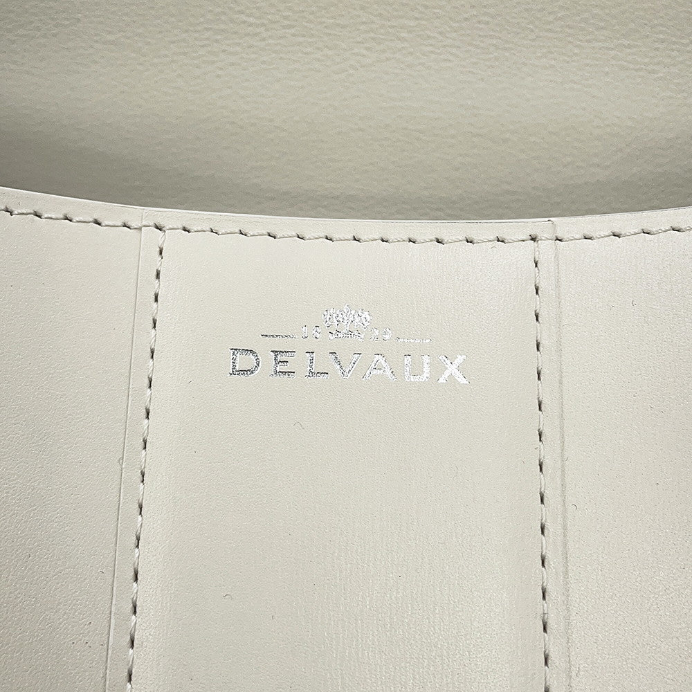 Delvaux Brillon Rumor WhiteAA0480BFF010DCM Box Calf Leather Size MM