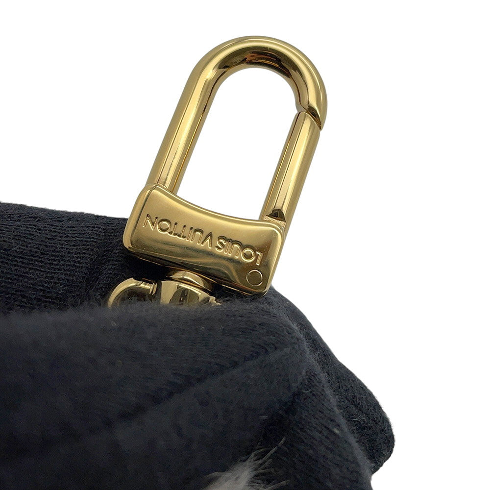 LOUIS VUITTON Bag Charm - LV Cute Husky Brown/MulticolorM03231 Monogram Fabric Plastic