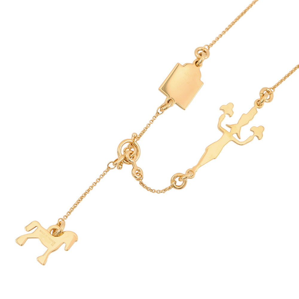 HERMES Cheval Grand Parade NecklaceH100005FAF Metal Lacquer