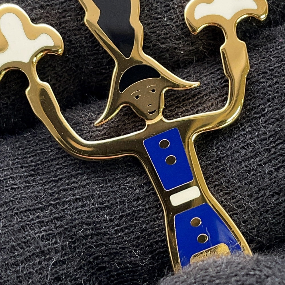 HERMES Cheval Grand Parade NecklaceH100005FAF Metal Lacquer