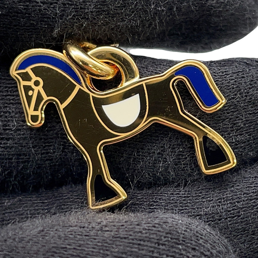 HERMES Cheval Grand Parade NecklaceH100005FAF Metal Lacquer