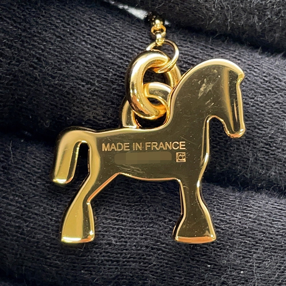 HERMES Cheval Grand Parade NecklaceH100005FAF Metal Lacquer