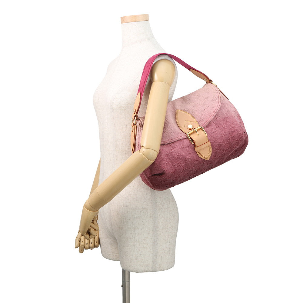 LOUIS VUITTON Sunray Purple/PinkM40417 Monogram Denim