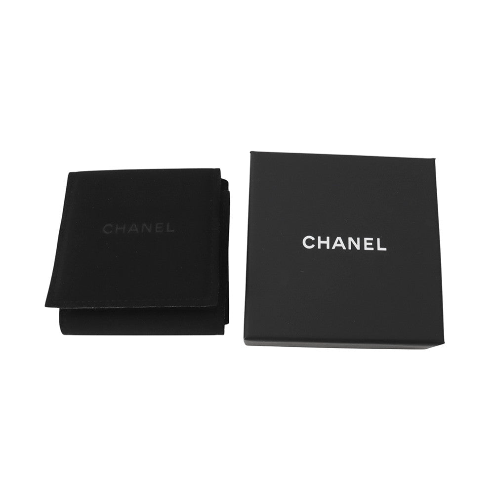 CHANEL CC Logo Hoop Earrings DenimABF160 Denim Metal