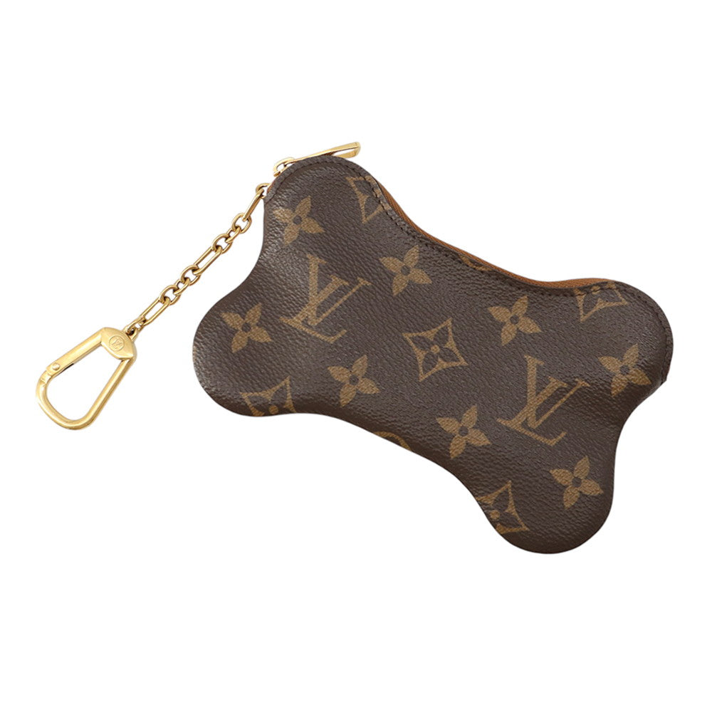 LOUIS VUITTON Bone Key Pouch BrownM12616 Monogram