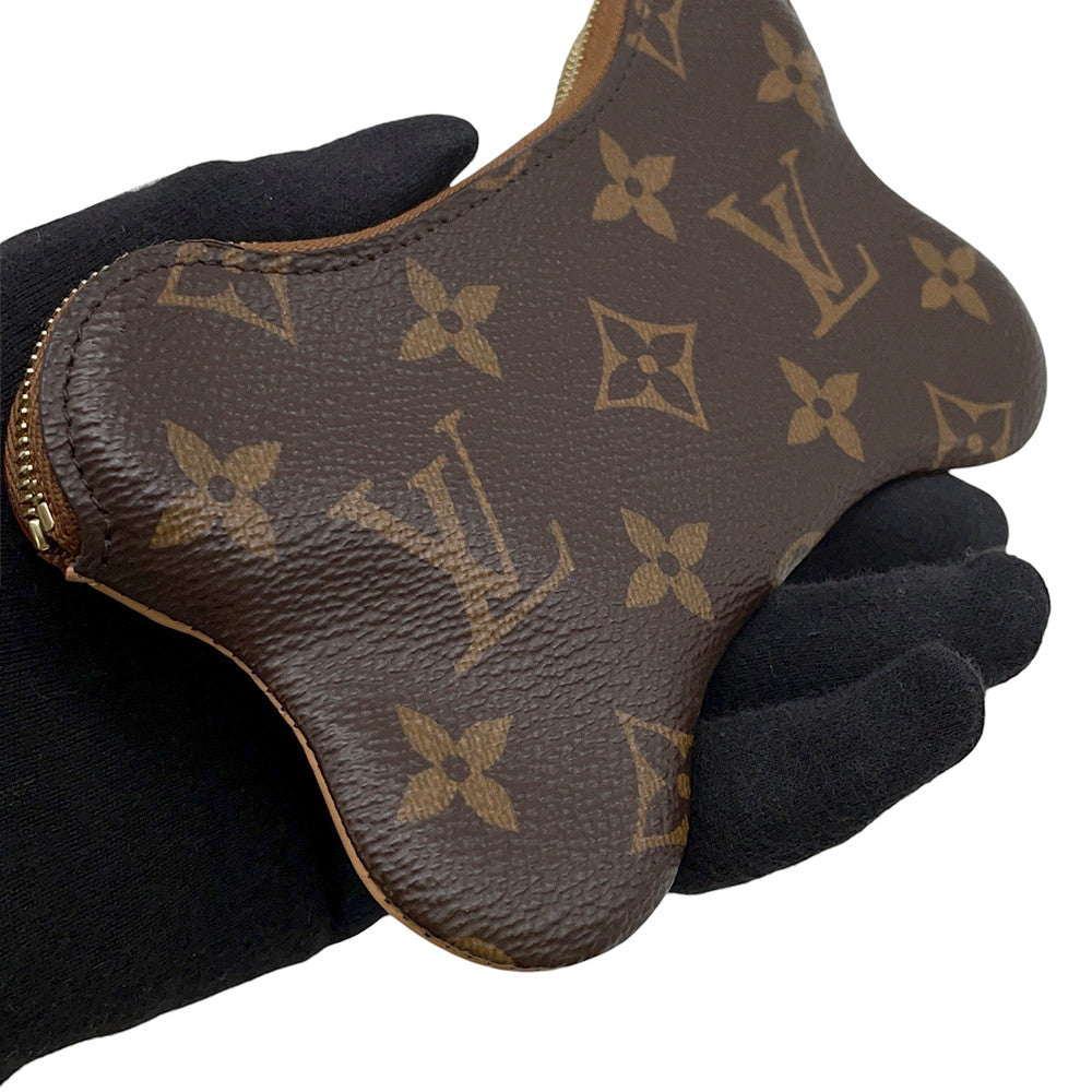 LOUIS VUITTON Bone Key Pouch BrownM12616 Monogram