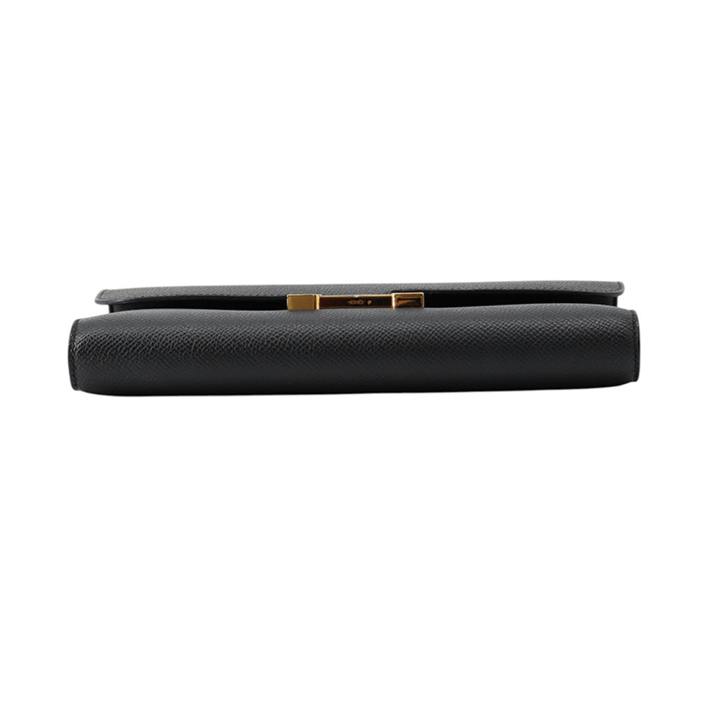 HERMES Constance to Go Black Epsom