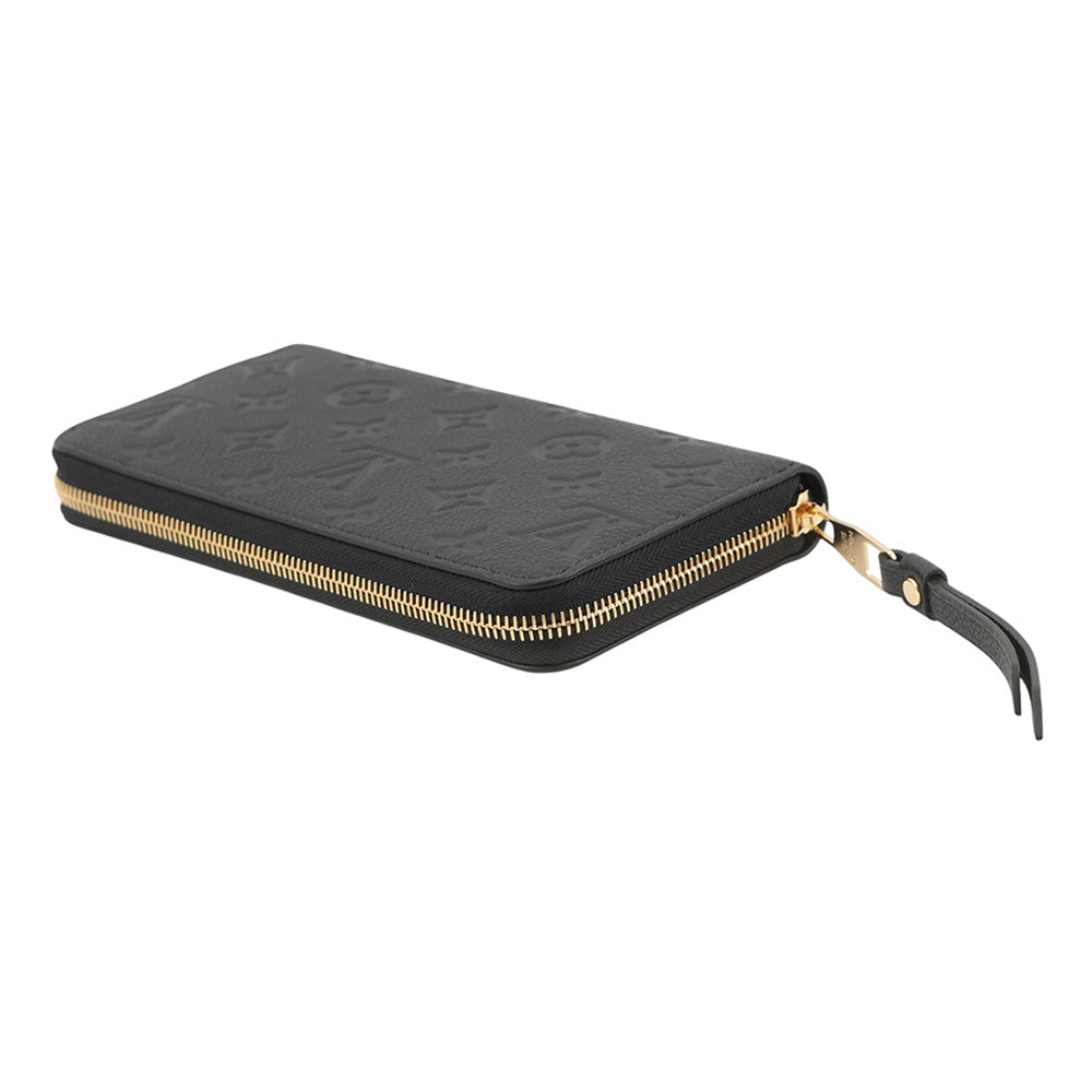 LOUIS VUITTON Zippy Wallet NoirM61864 Monogram Empreinte Leather