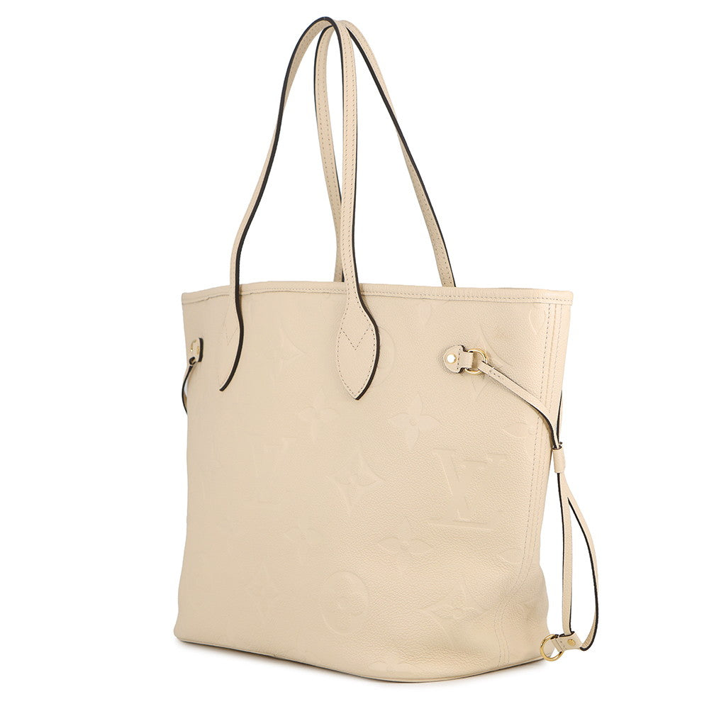 LOUIS VUITTON Neverfull claimM46676 Monogram Empreinte Leather Size MM