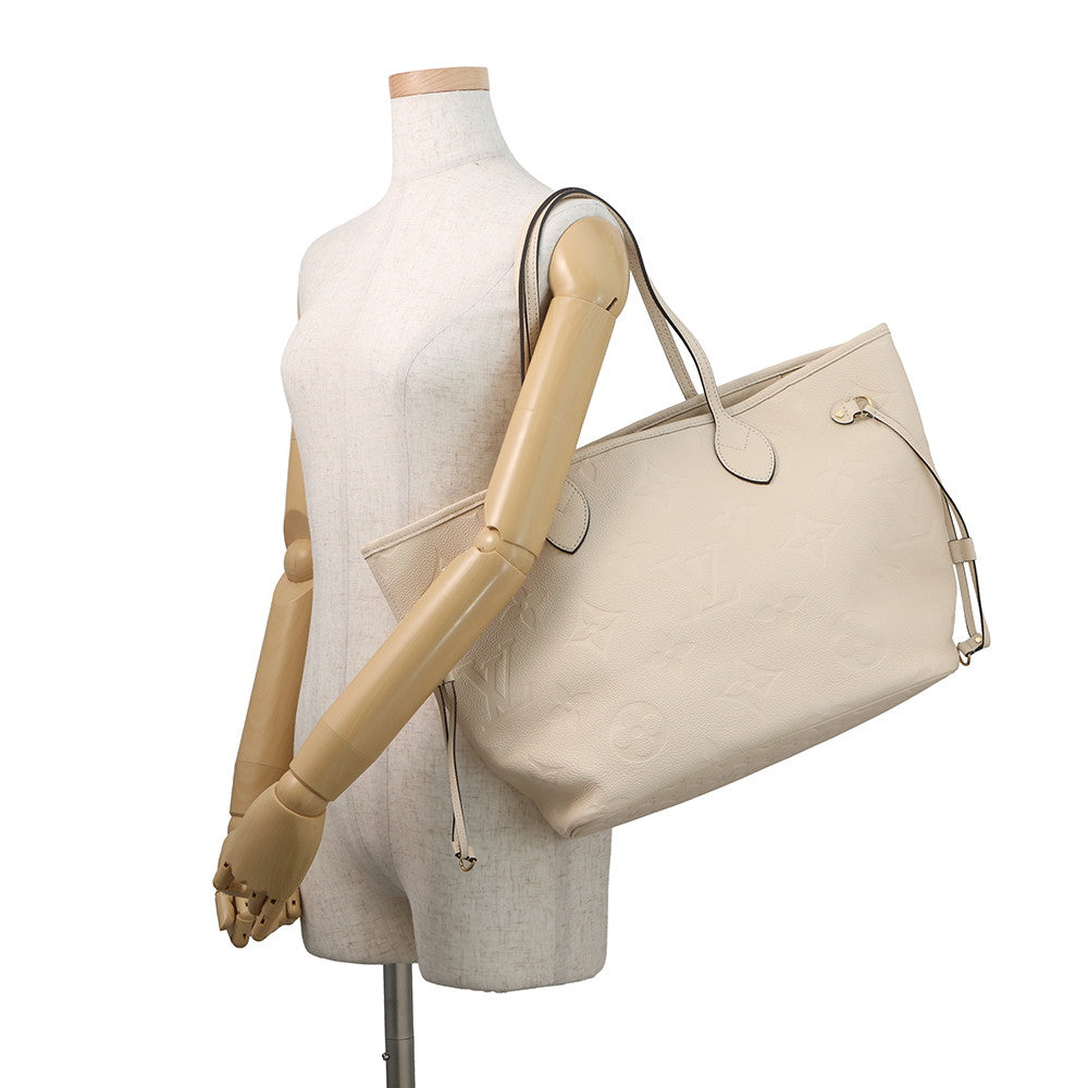 LOUIS VUITTON Neverfull claimM46676 Monogram Empreinte Leather Size MM