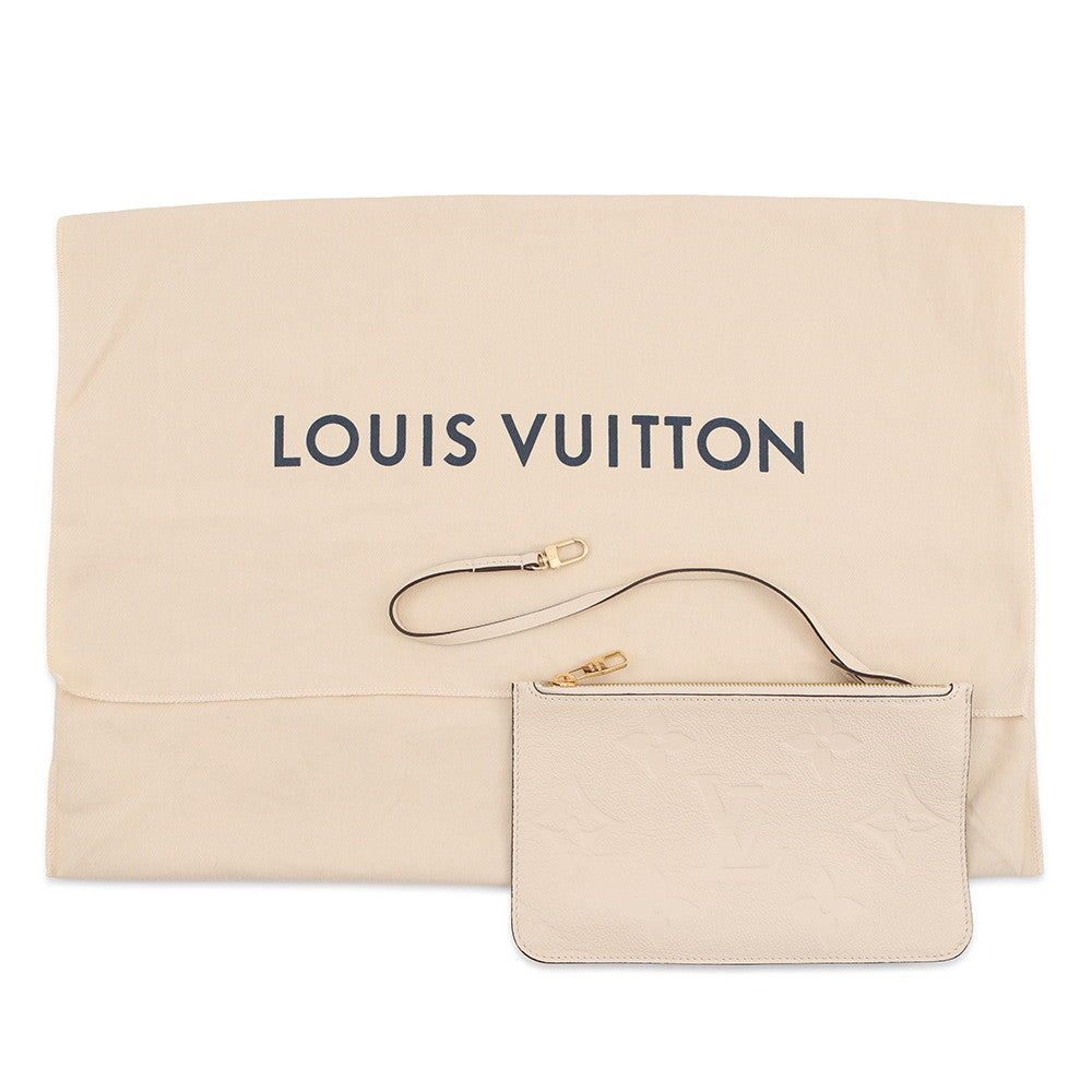 LOUIS VUITTON Neverfull claimM46676 Monogram Empreinte Leather Size MM