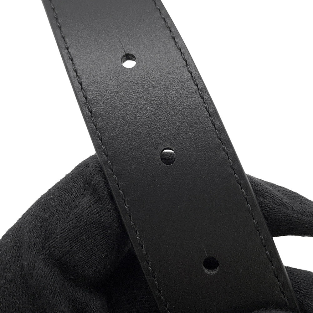 LOEWE Anagram Belt Reversible Size 65/26 Tan/Black Leather