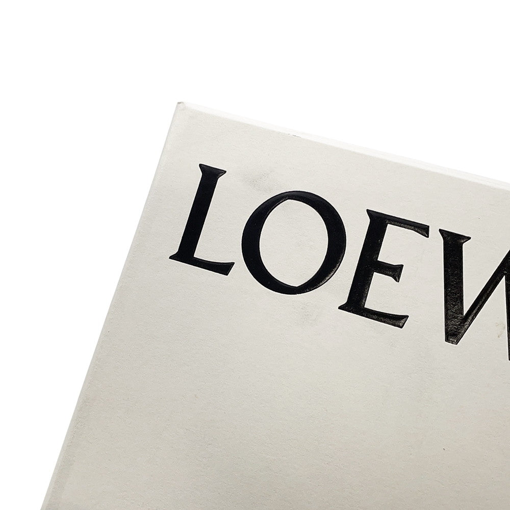 LOEWE Anagram Belt Reversible Size 65/26 Tan/Black Leather