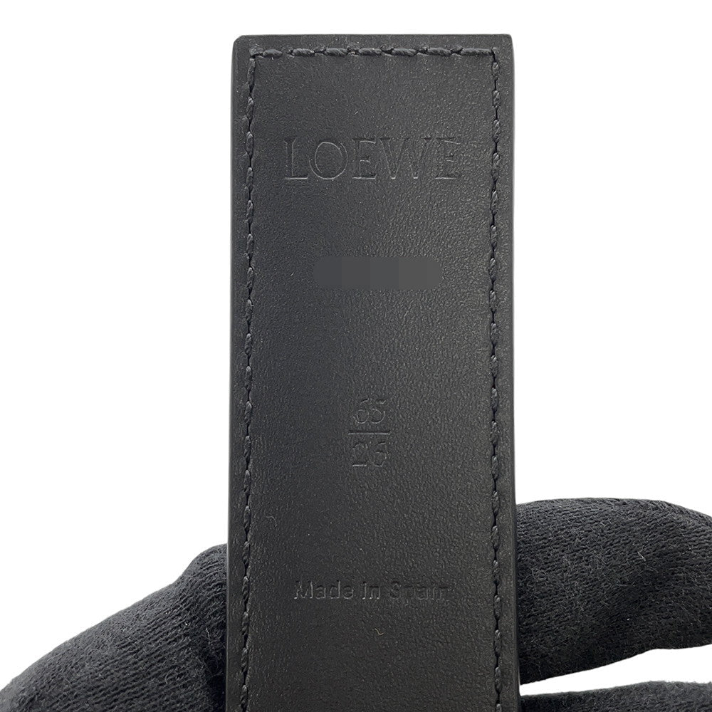 LOEWE Anagram Belt Reversible Size 65/26 Tan/Black Leather
