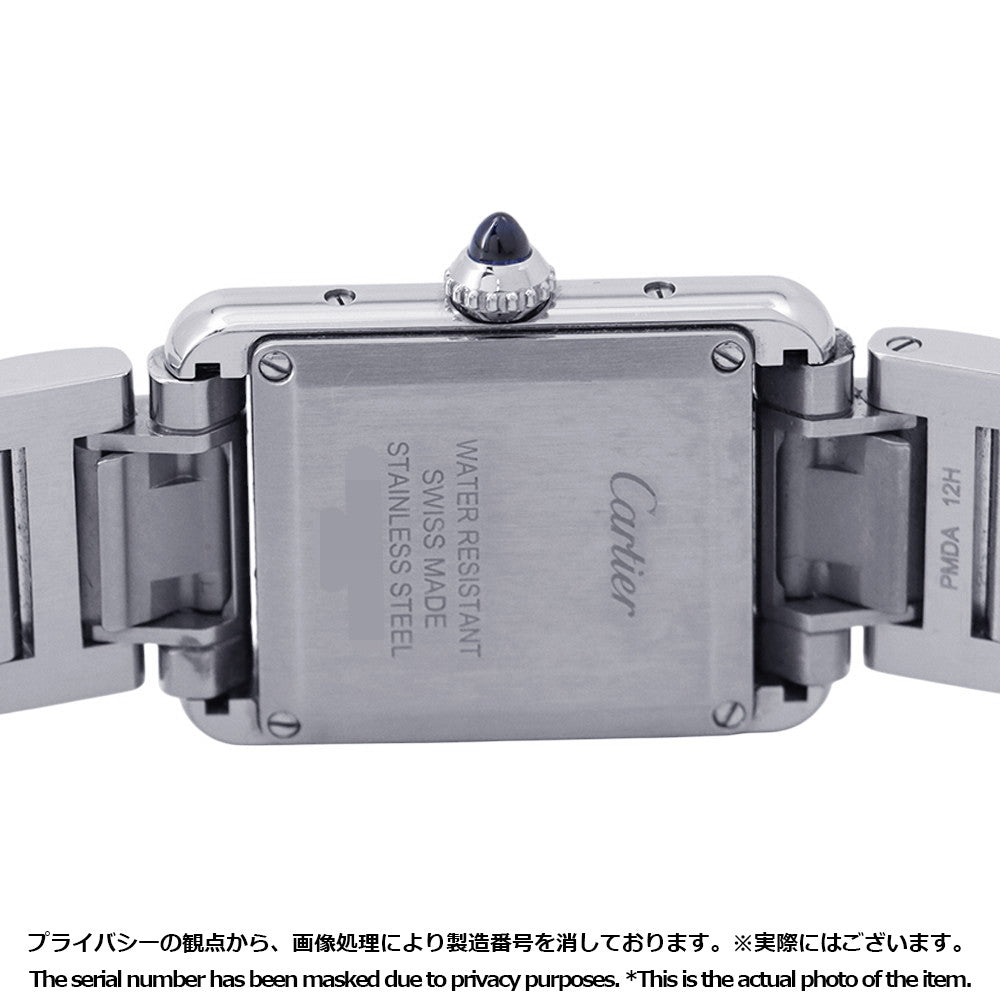 CARTIER Tank mast SM H29.5mm×W22mm Stainless Steel Silver DialWSTA0051