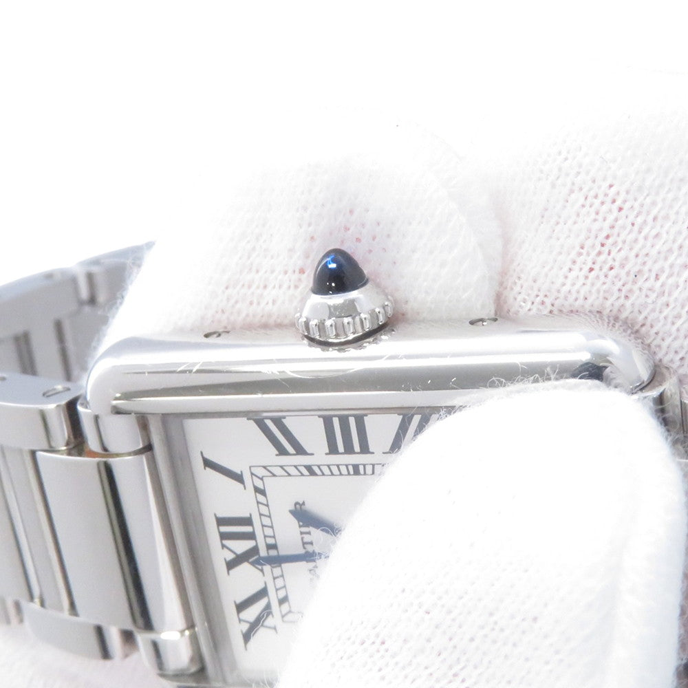 CARTIER Tank mast SM H29.5mm×W22mm Stainless Steel Silver DialWSTA0051