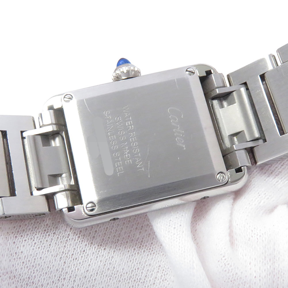 CARTIER Tank mast SM H29.5mm×W22mm Stainless Steel Silver DialWSTA0051