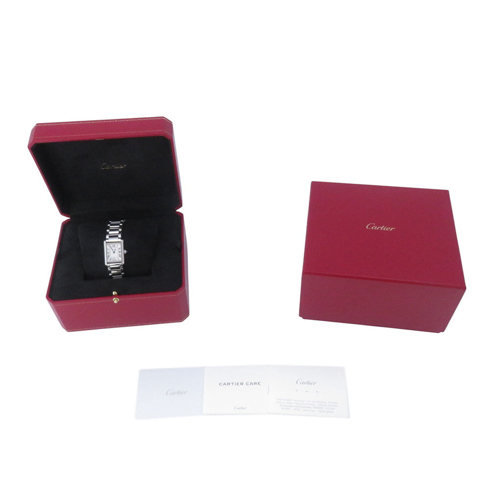CARTIER Tank mast SM H29.5mm×W22mm Stainless Steel Silver DialWSTA0051