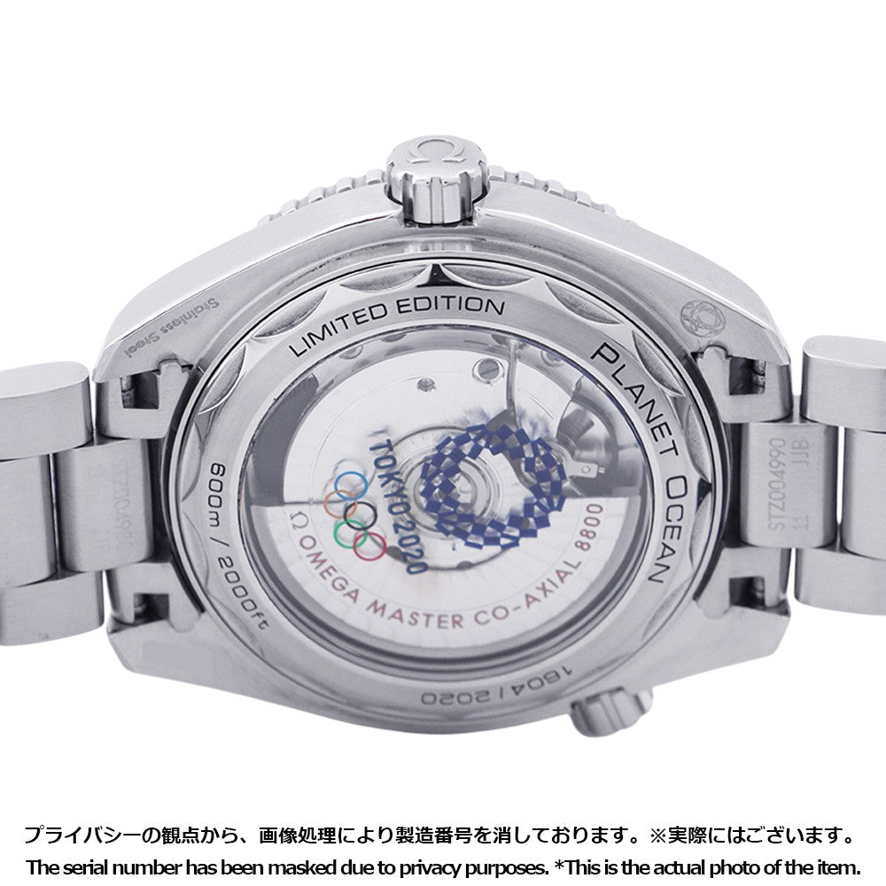 OMEGA Seamaster Planet Ocean Tokyo Olympics 2020 W39.5mm Stainless Steel White Dial522.33.40.20.04.001