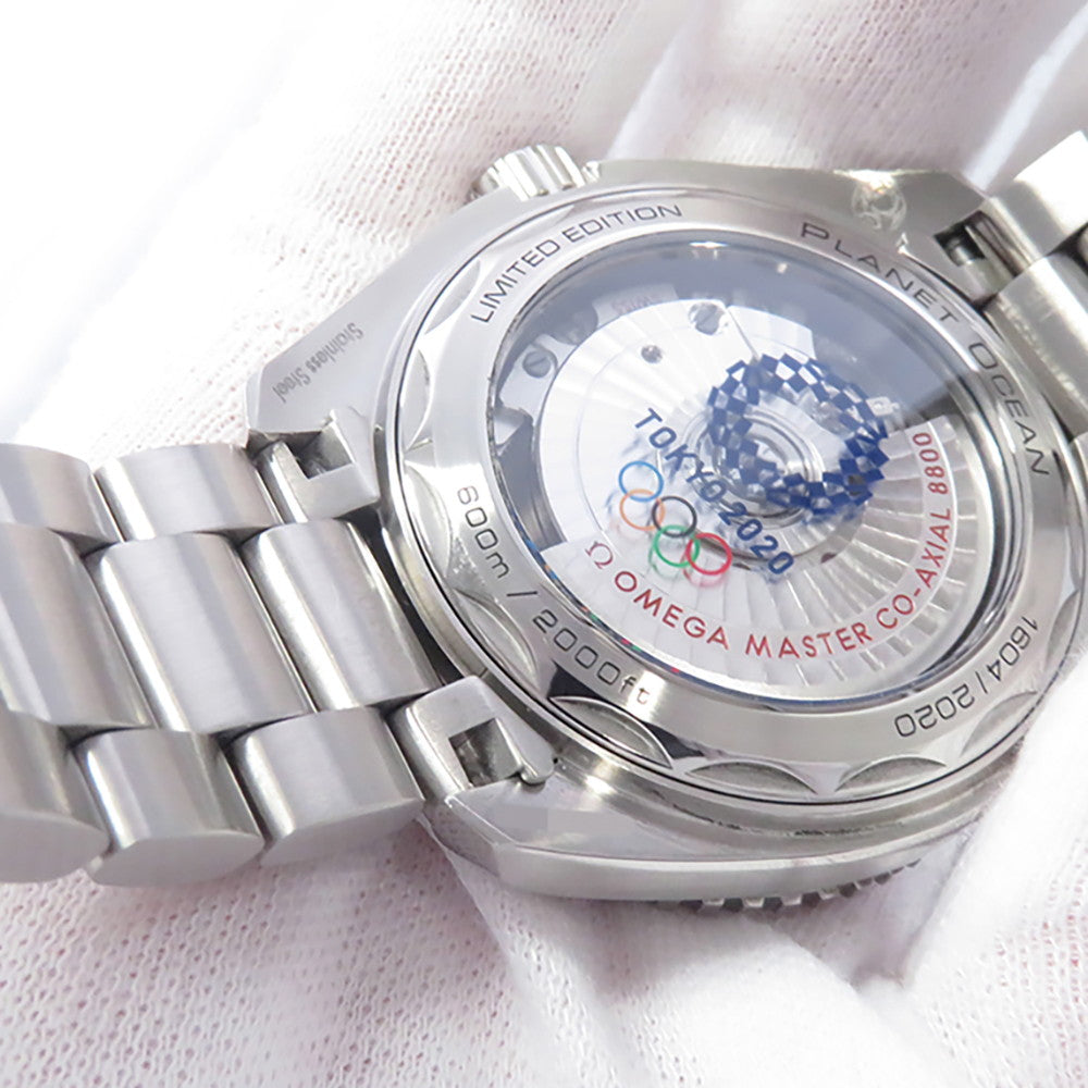 OMEGA Seamaster Planet Ocean Tokyo Olympics 2020 W39.5mm Stainless Steel White Dial522.33.40.20.04.001