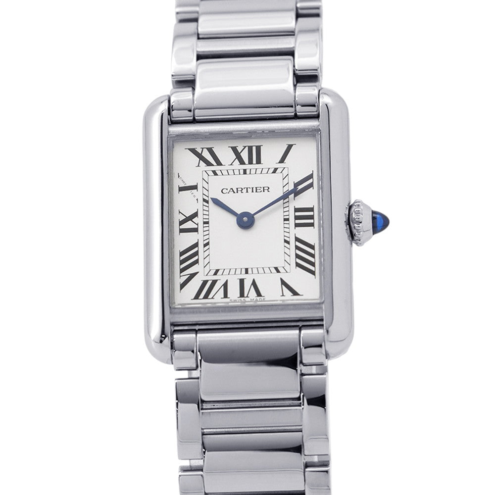 CARTIER Tank mast SM H29.5mm×W22mm Stainless Steel Silver DialWSTA0051