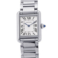 CARTIER Tank mast SM H29.5mm×W22mm Stainless Steel Silver DialWSTA0051