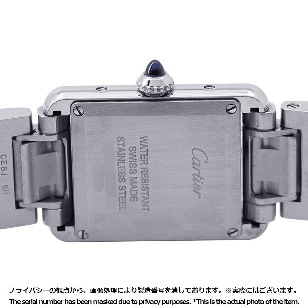 CARTIER Tank mast SM H29.5mm×W22mm Stainless Steel Silver DialWSTA0051