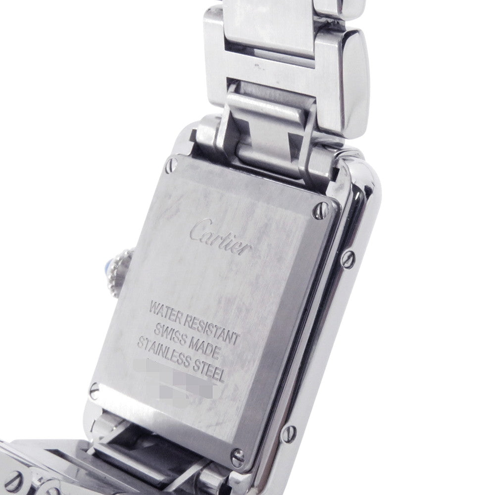 CARTIER Tank mast SM H29.5mm×W22mm Stainless Steel Silver DialWSTA0051