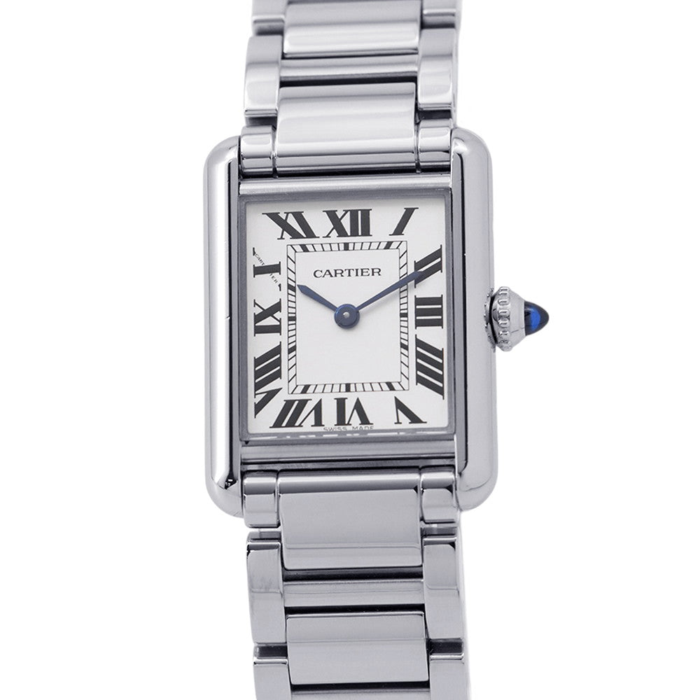 CARTIER Tank mast SM H29.5mm×W22mm Stainless Steel Silver DialWSTA0051