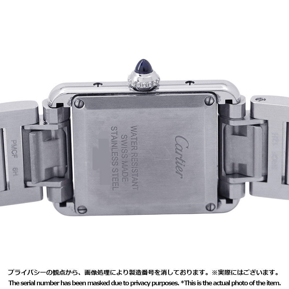CARTIER Tank mast SM H29.5mm×W22mm Stainless Steel Silver DialWSTA0051