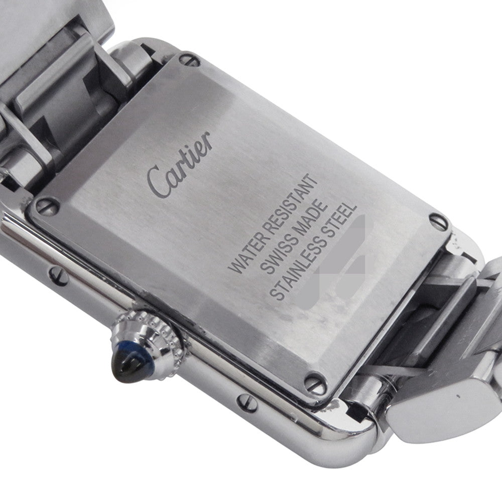 CARTIER Tank mast SM H29.5mm×W22mm Stainless Steel Silver DialWSTA0051