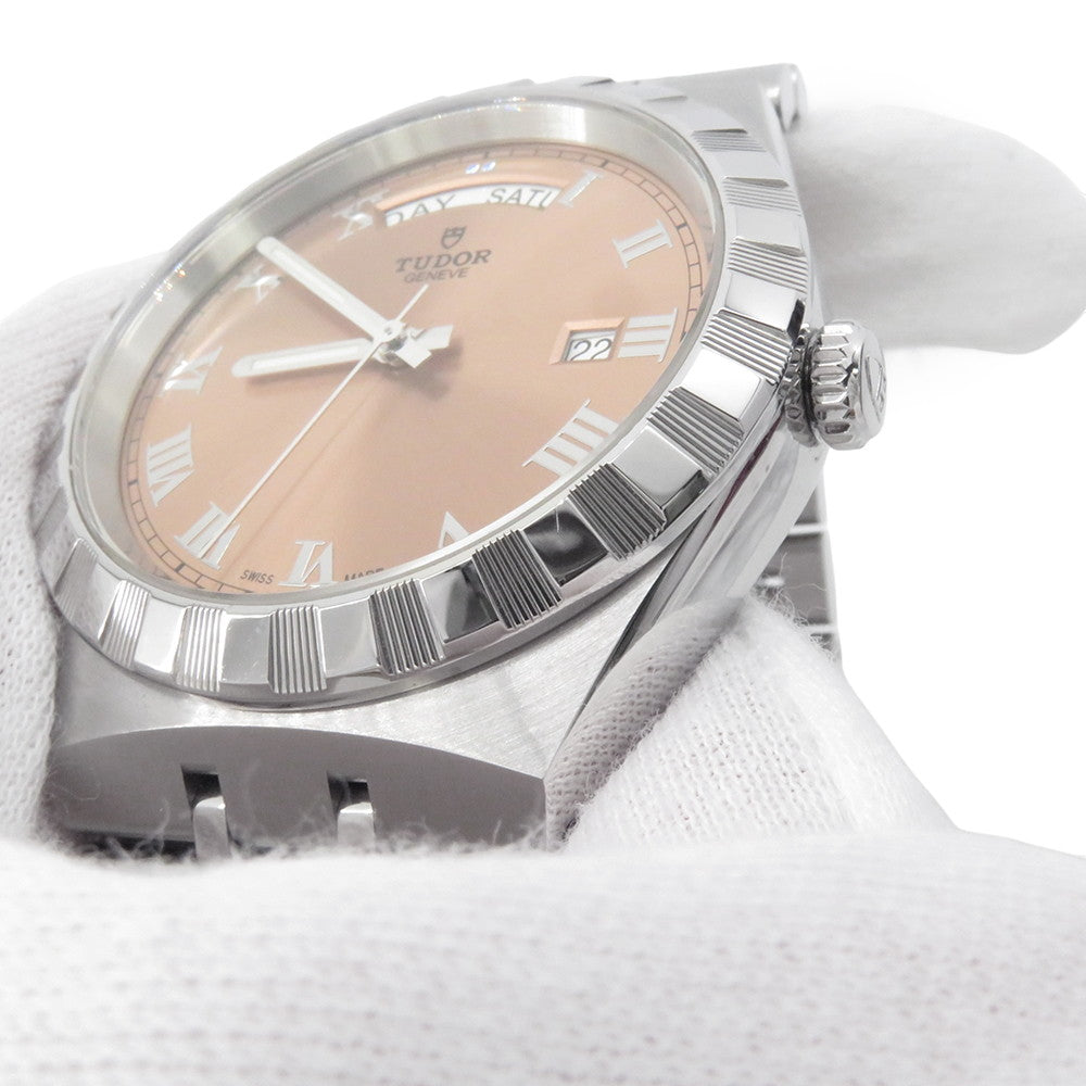 TUDOR Royal Day-Date W41mm Stainless Steel salmon pink Dial28600