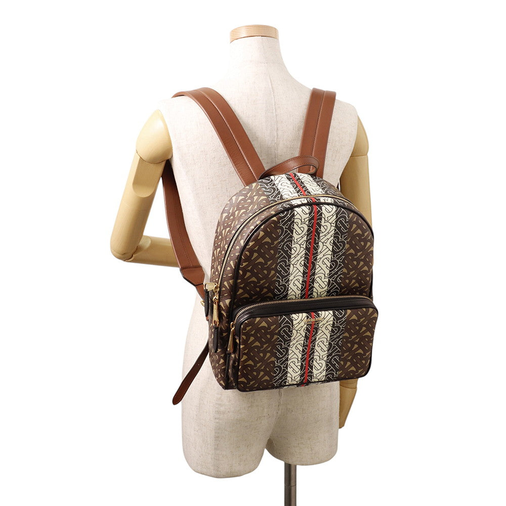 BURBERRY TBMonogram Backpack Brown/Multicolor8019346 PVC Leather