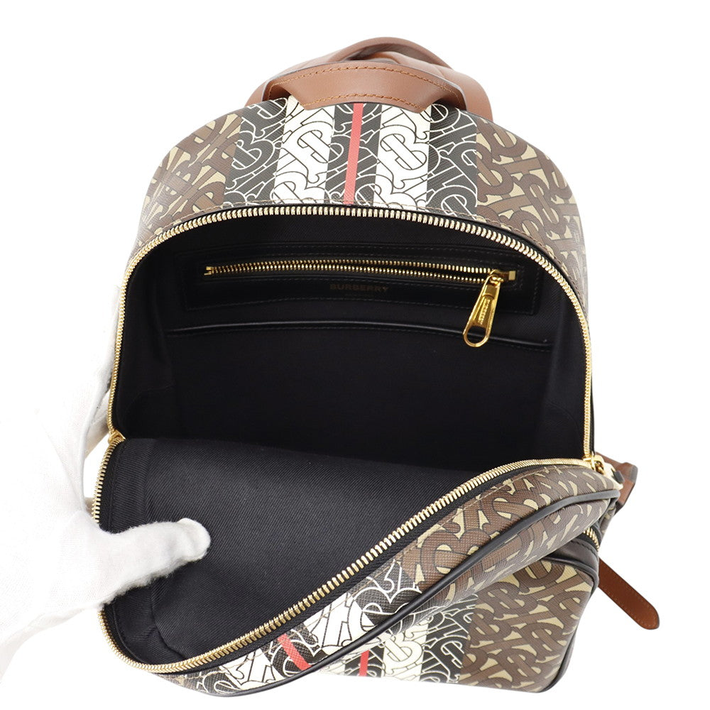BURBERRY TBMonogram Backpack Brown/Multicolor8019346 PVC Leather