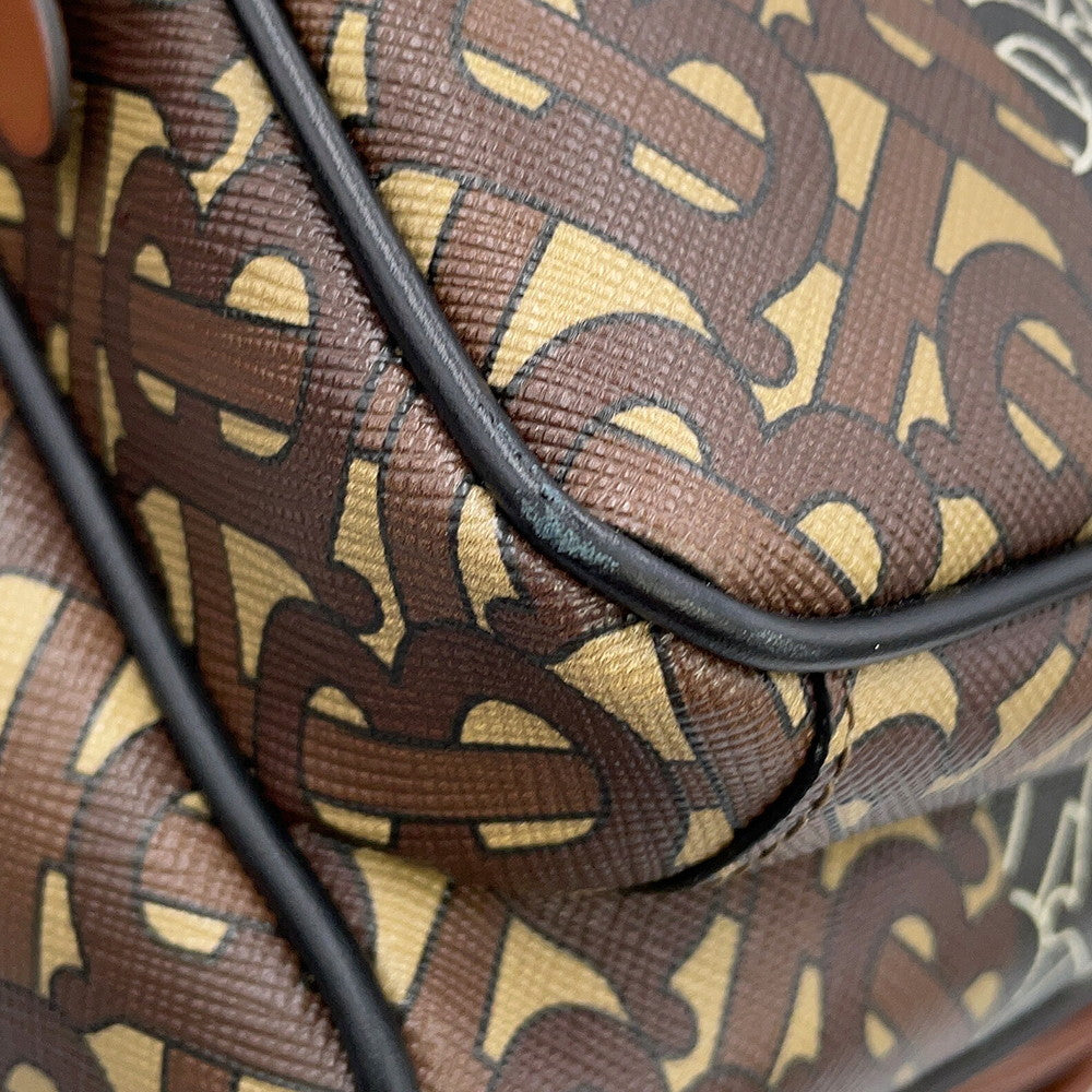 BURBERRY TBMonogram Backpack Brown/Multicolor8019346 PVC Leather