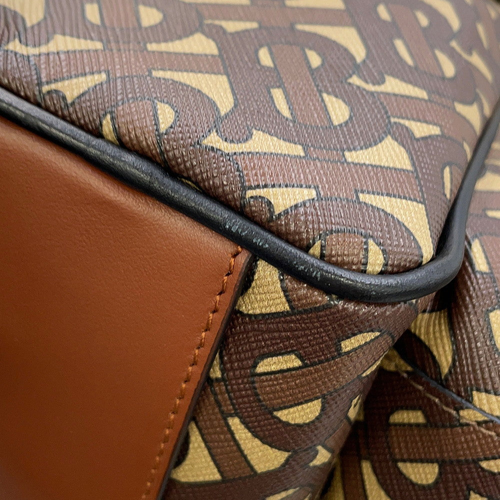 BURBERRY TBMonogram Backpack Brown/Multicolor8019346 PVC Leather