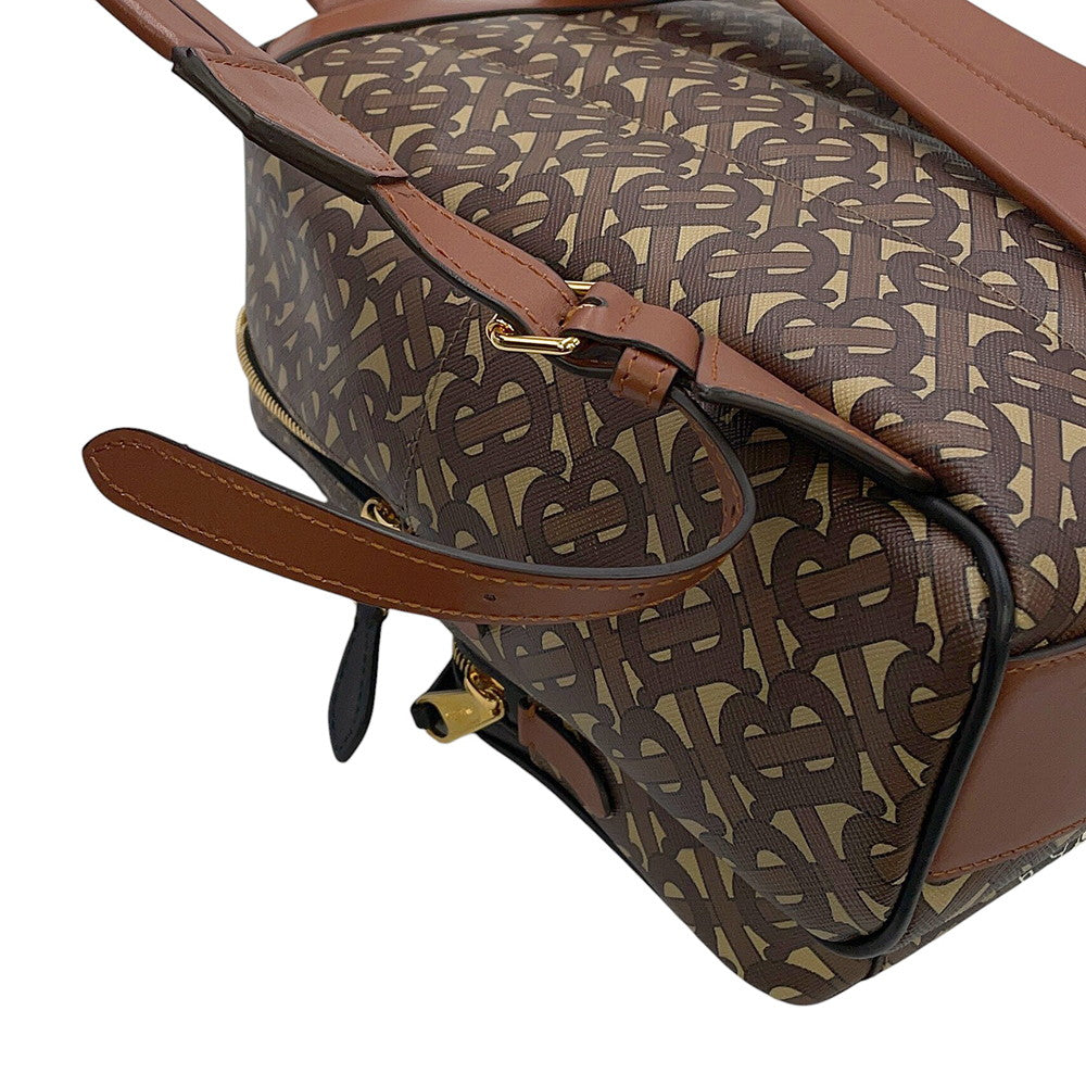 BURBERRY TBMonogram Backpack Brown/Multicolor8019346 PVC Leather