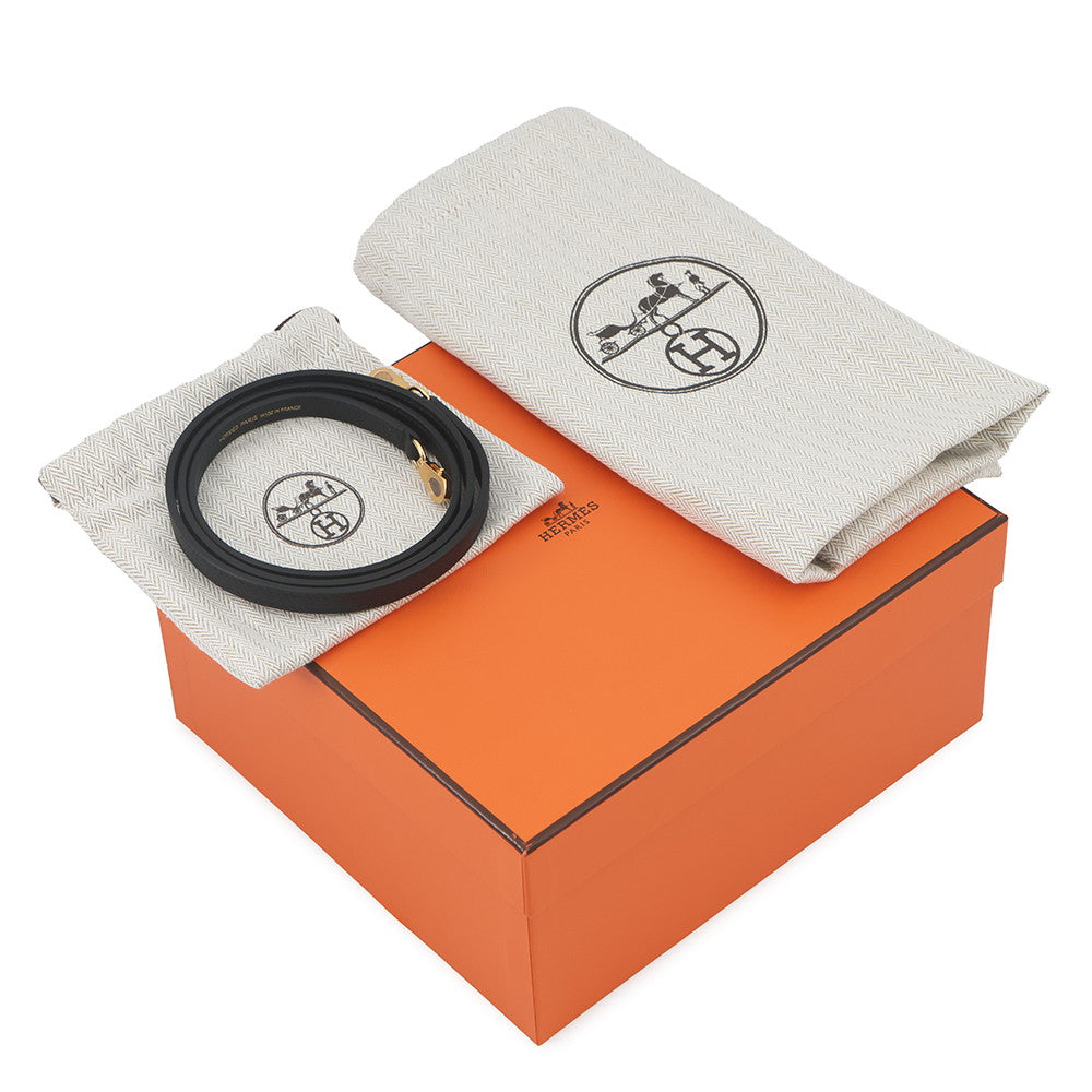 HERMES Mini Kelly 2 Black Epsom