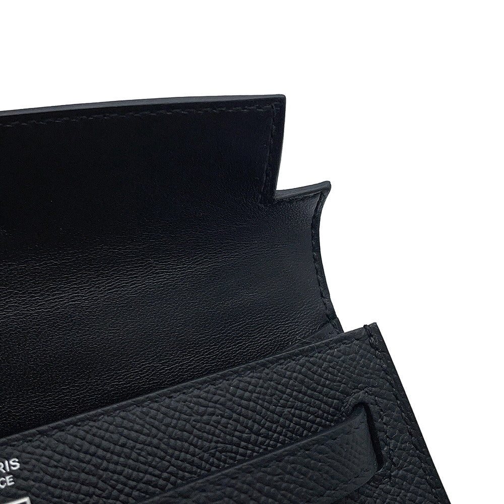 HERMES Mini Kelly 2 Black Epsom