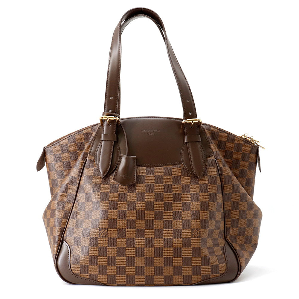 LOUIS VUITTON Verona RedN41119 Damier Ebene Canvas Size GM