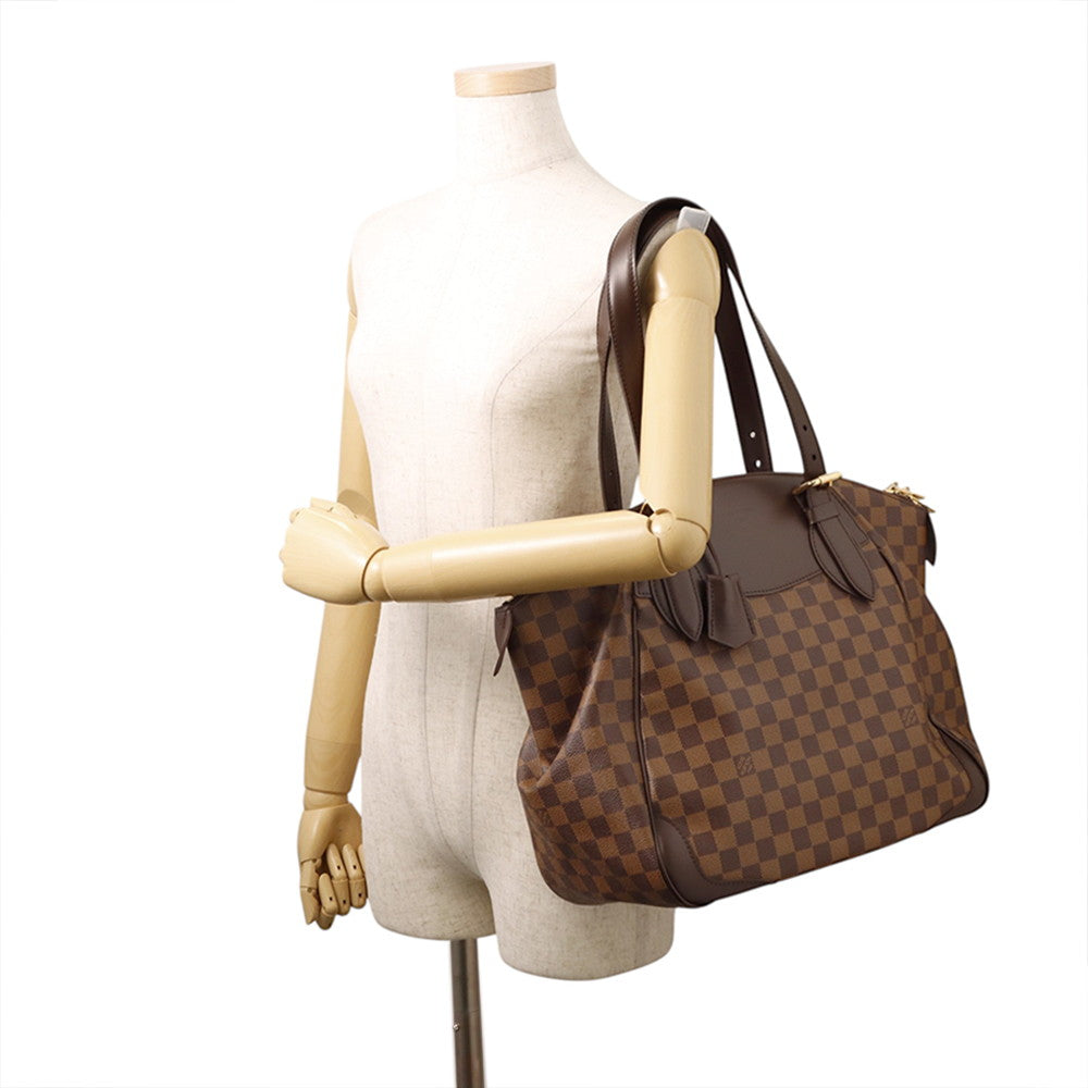 LOUIS VUITTON Verona RedN41119 Damier Ebene Canvas Size GM
