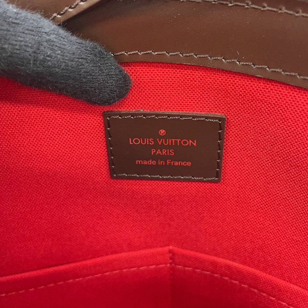 LOUIS VUITTON Verona RedN41119 Damier Ebene Canvas Size GM