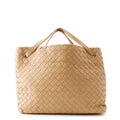 Bottega Veneta INTRECCIATO Garda Tote Bag Beige600510 Leather Size Large