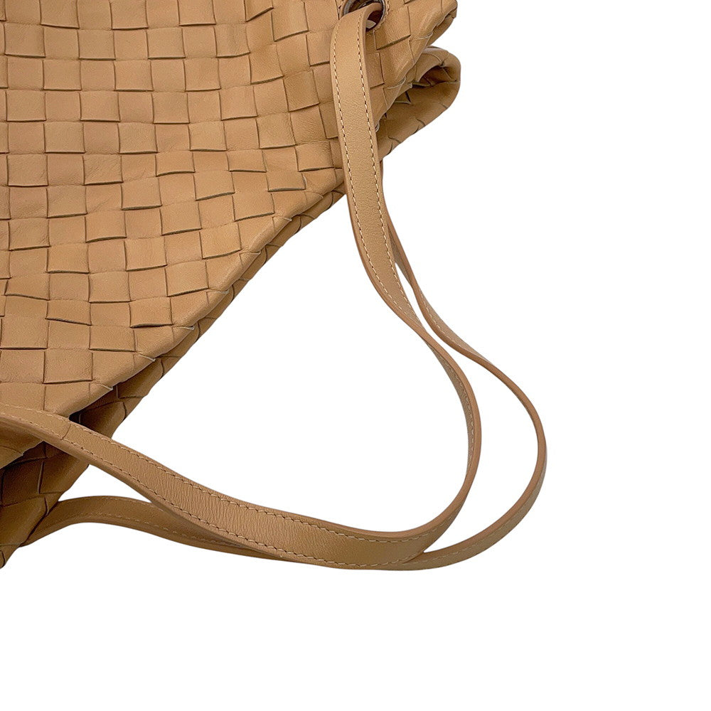 Bottega Veneta INTRECCIATO Garda Tote Bag Beige600510 Leather Size Large