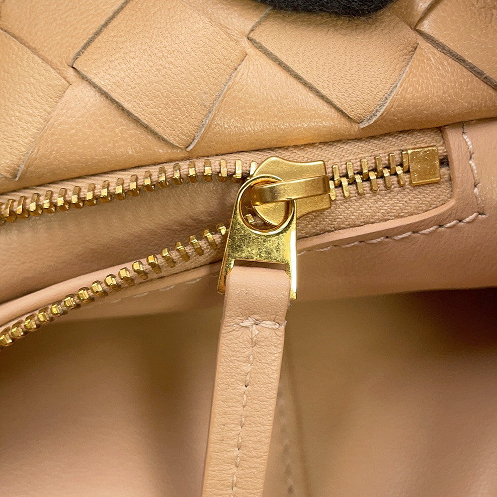 Bottega Veneta INTRECCIATO Garda Tote Bag Beige600510 Leather Size Large