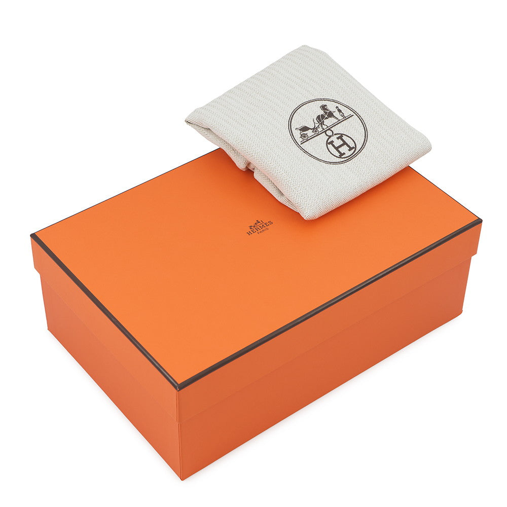 HERMES Lindy Green Pantan Taurillon Clemence Size Mini