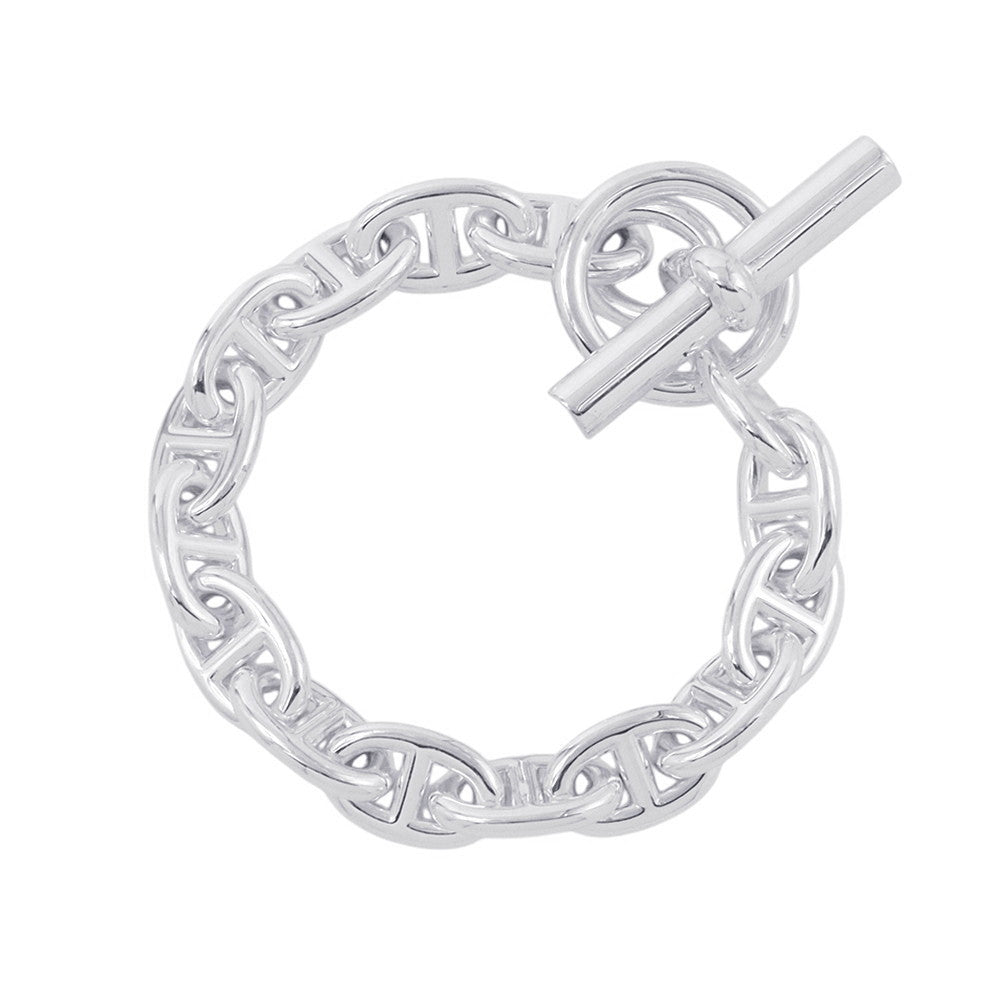 HERMES Chaine d'Ancre Bracelet 15 frames Size PM SV925