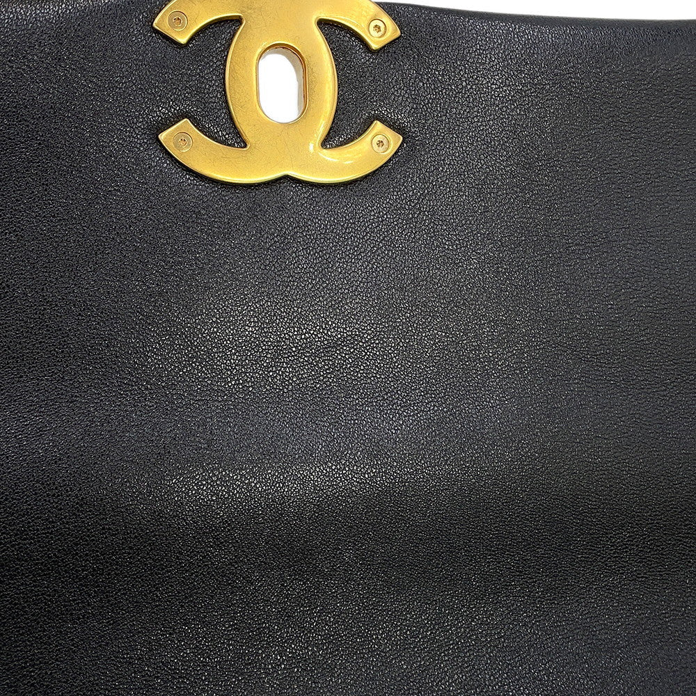 CHANEL CHANEL 19 Dixneuf Matelasse Shoulder Bag BlackAS1161-B04852-94305 Lambskin Size Large