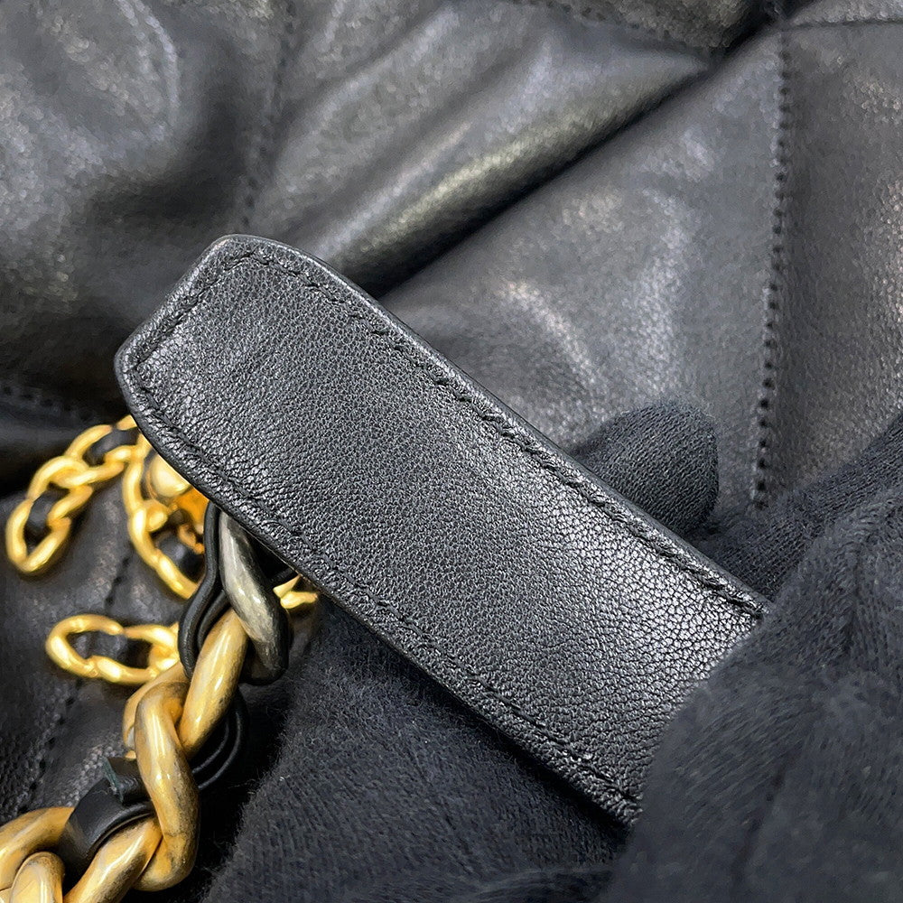 CHANEL CHANEL 19 Dixneuf Matelasse Shoulder Bag BlackAS1161-B04852-94305 Lambskin Size Large