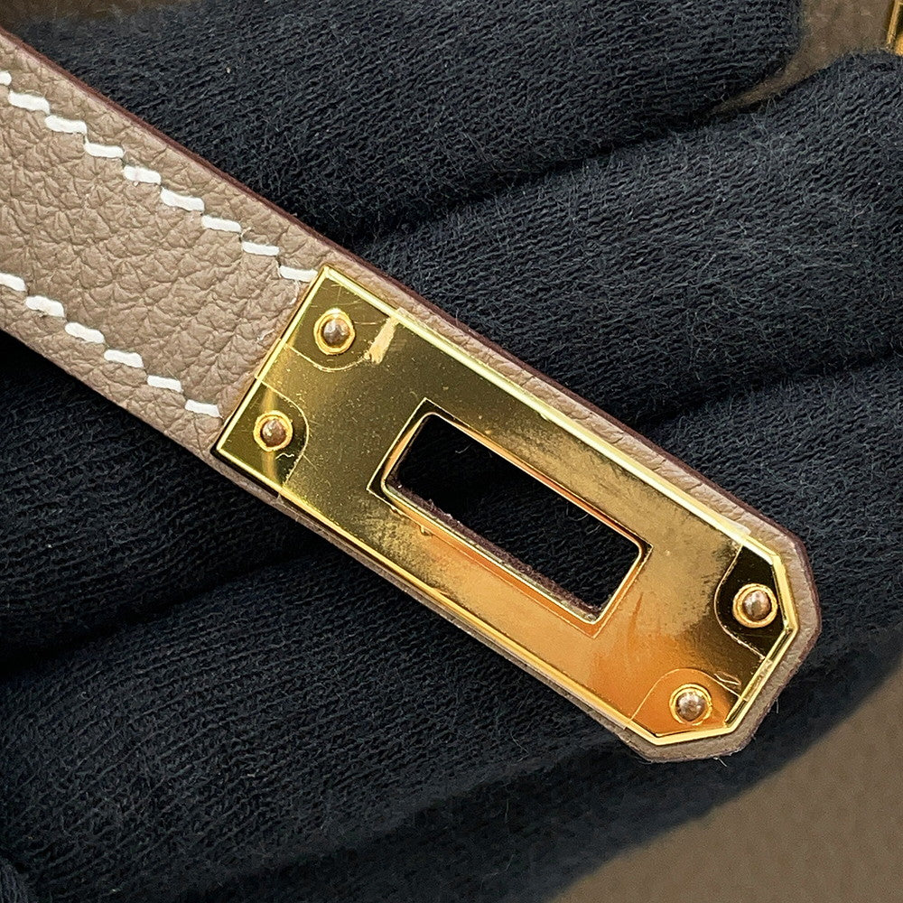 HERMES Birkin Etoupe Togo Leather Size 25